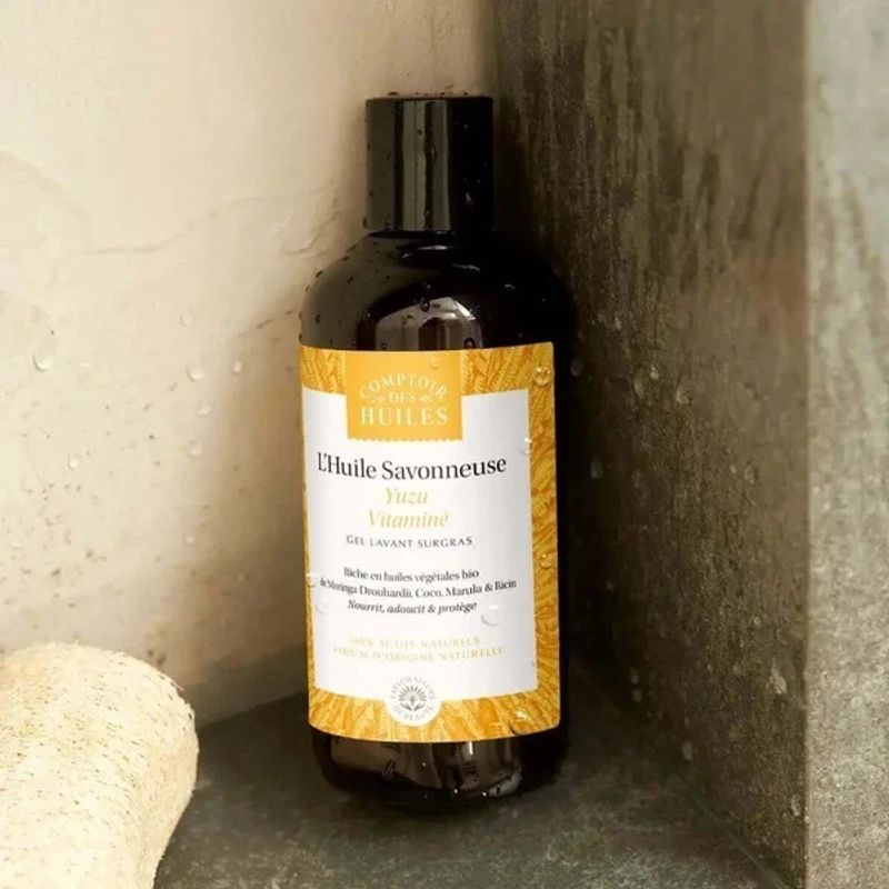 Økologisk Dusjolje - Yuzu og Moringa (500 ml) | Comptoir des Huiles