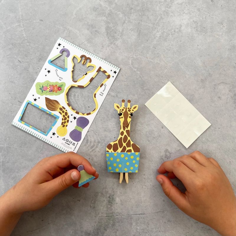 DIY-Kit - Sjiraff Pegdoll