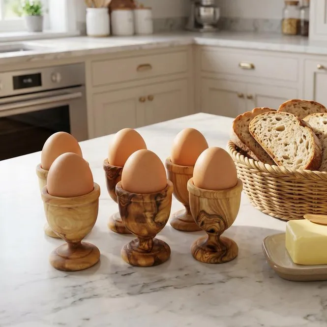Hovedbilde Eggeglass (6-pk) - Oliventre