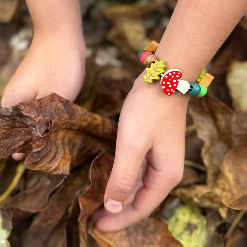 DIY-Kit - Armbånd m/Skogsmotiv (5 stk) | Cotton Twist