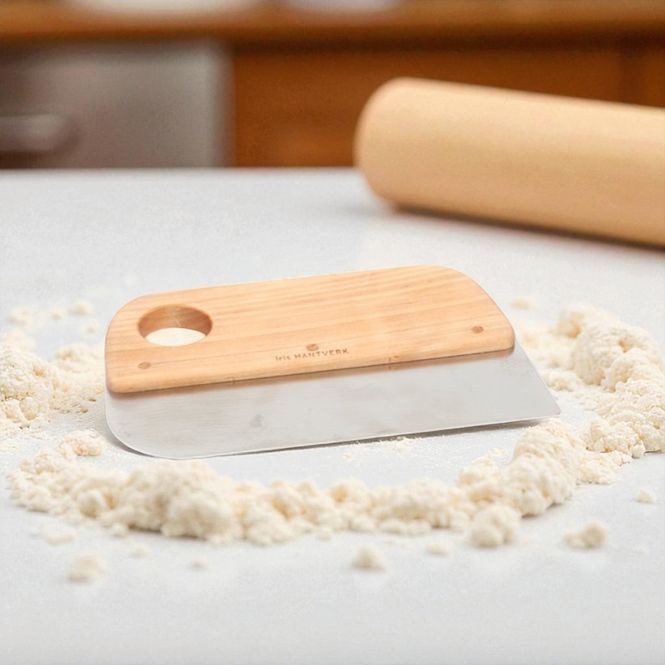 Hovedbilde Deigskrape - Rustfritt Stål og Bjørk