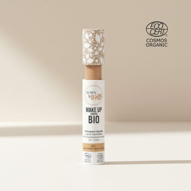 Hovedbilde Organic Liquid Concealer - N°1 Mineral Beige | Born to Bio