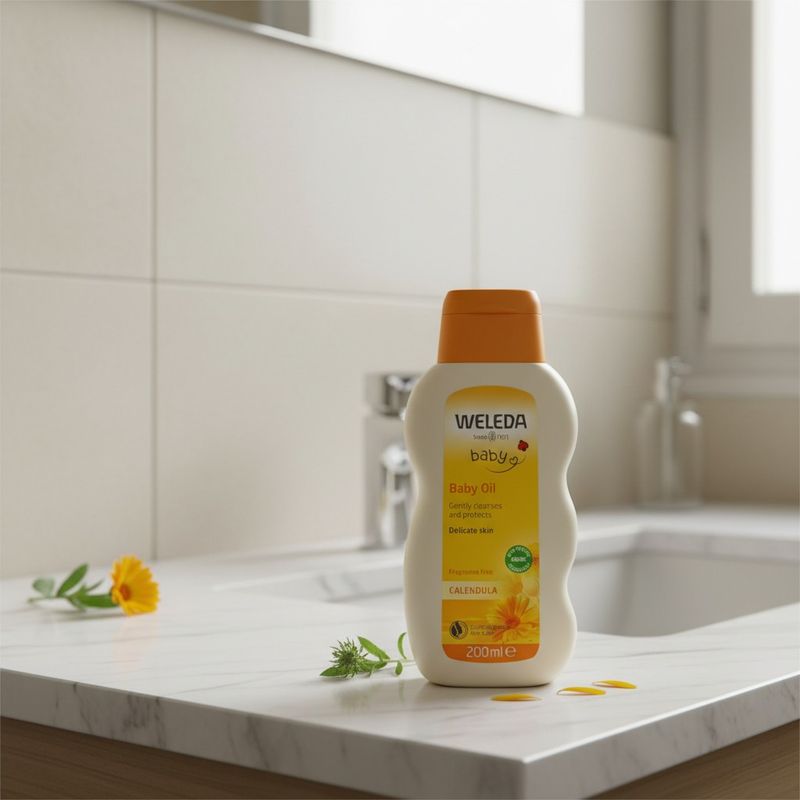 Weleda Calendula Baby Oil - Uparfymert (200 ml)
