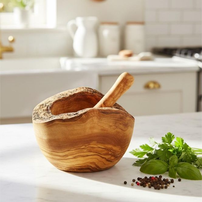 Hovedbilde Rustikk Morter - Oliventre