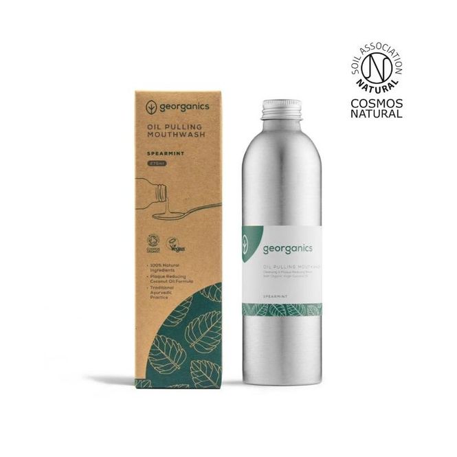 Hovedbilde Georganics Oil Pulling Mouthwash - Spearmint (100 ml)