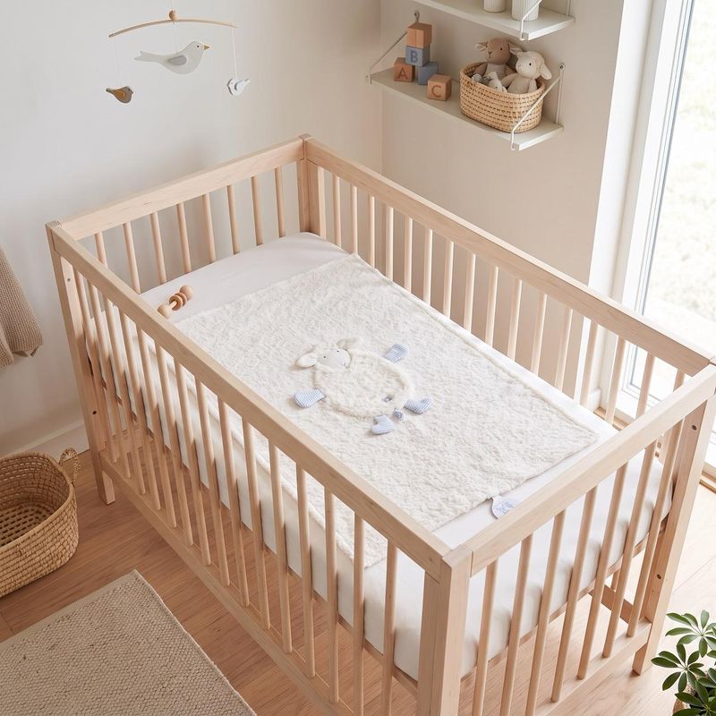 Babypledd Blå - Økologisk Bomull | Pat & Patty