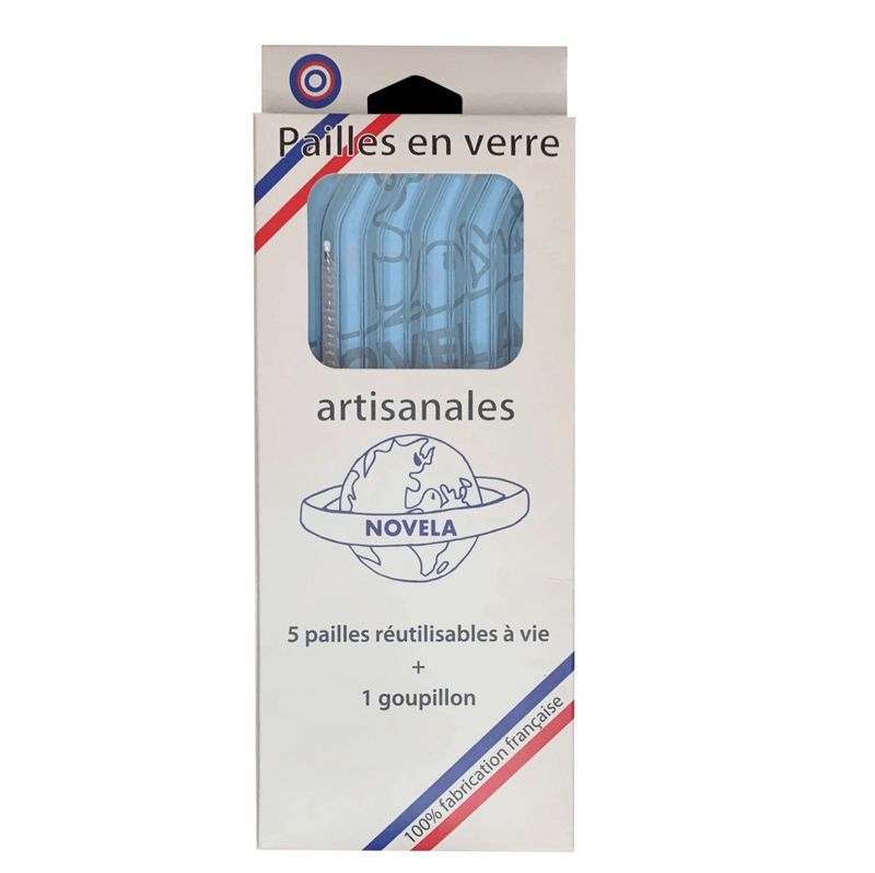 Glassugerør (5-pk) m/Børste | Novela