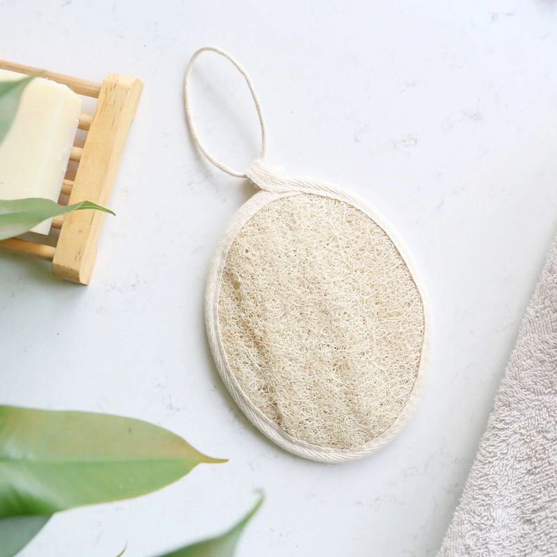Naturlig Kroppspad - Loofah & Bomull