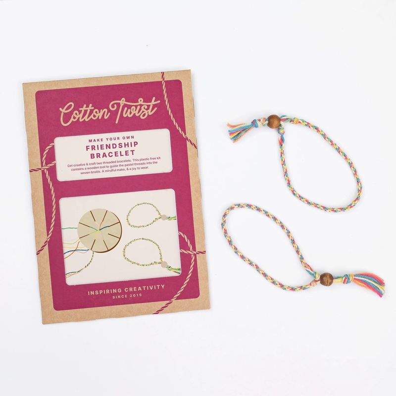 DIY-Kit - Vennskapsarmbånd (2 stk) | Cotton Twist