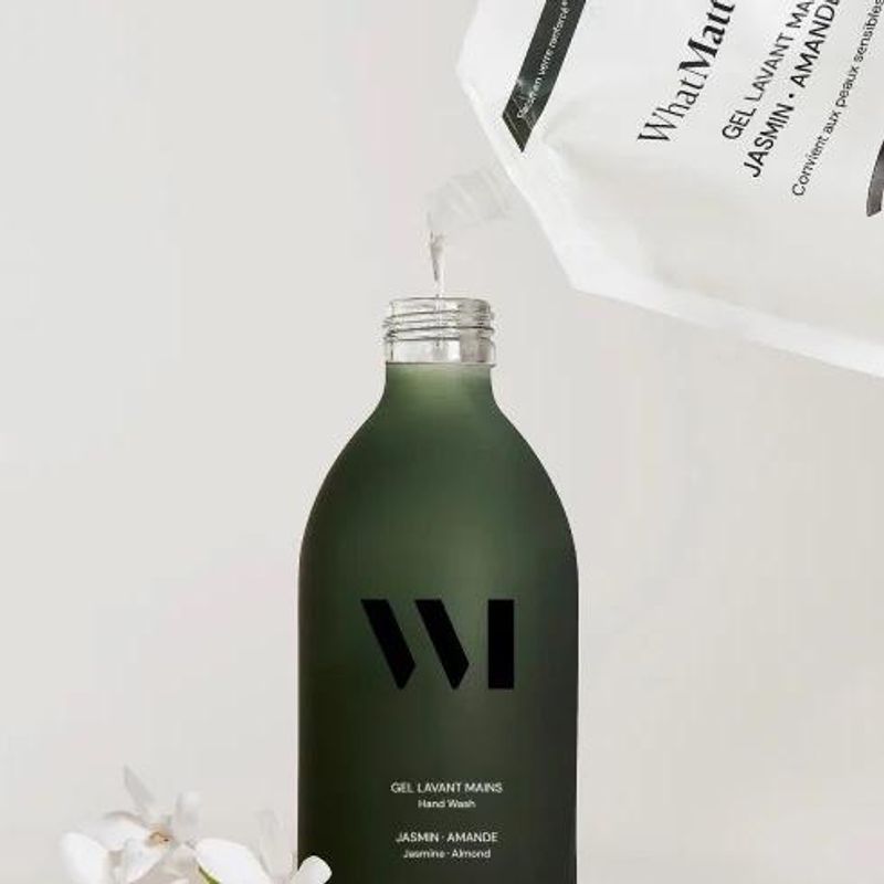 Refill Flytende Håndsåpe - Jasmin + Mandel (500 ml) | What Matters