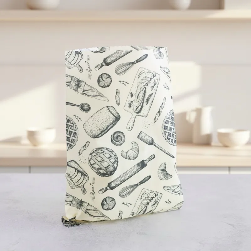 Bivoks Brødpose Str. XL (40x29 cm) | Little Bee Fresh