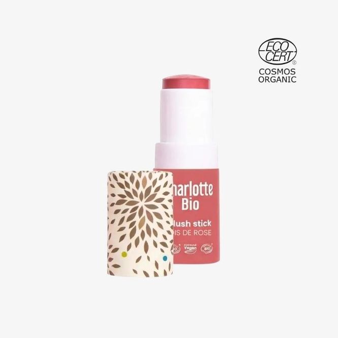 Hovedbilde Creamy Organic Blush Stick - Rosewood | Charlotte Bio