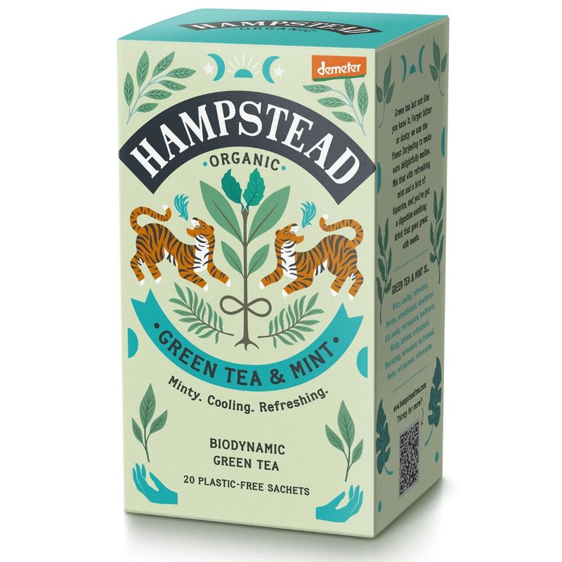 Hampstead Økologisk Grønn Te & mynte