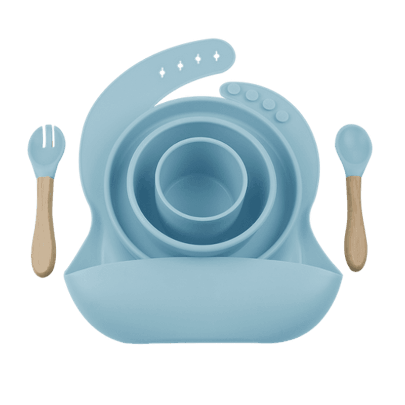 Spisesett (5-pk) - Food-grade Silikon